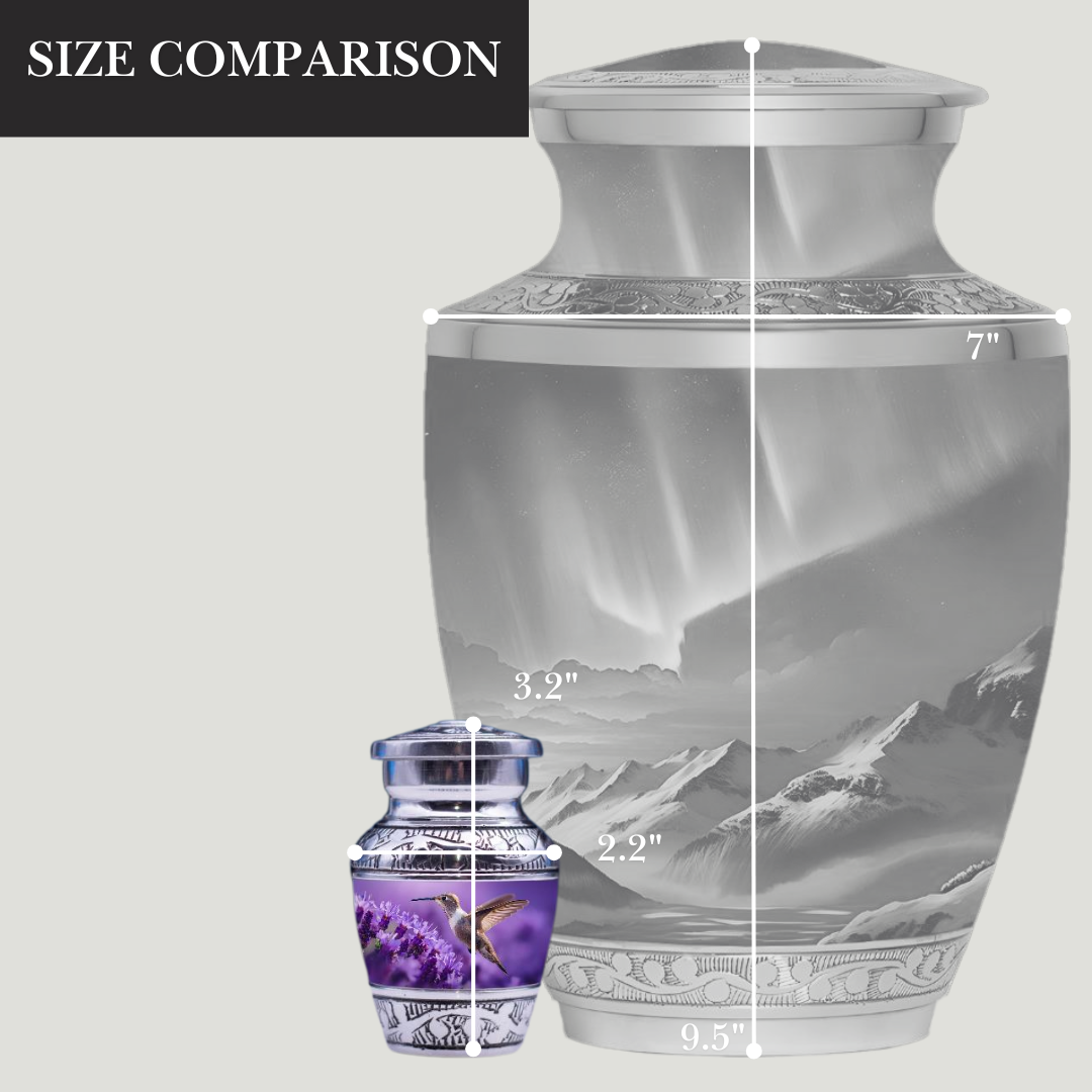 Hummingbird - Purple - Keepsake Urn