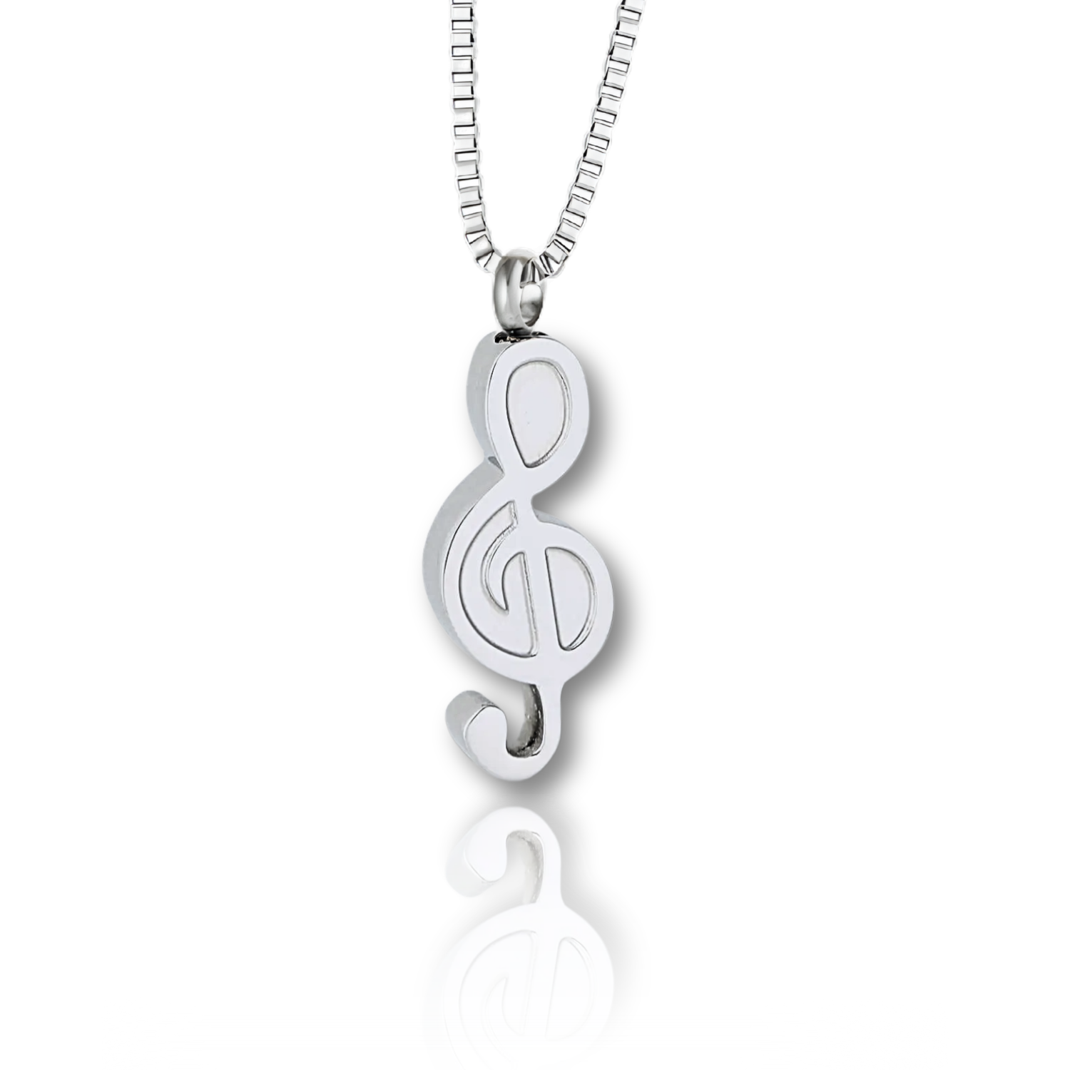 Music Note Pendant - Cremation Necklace