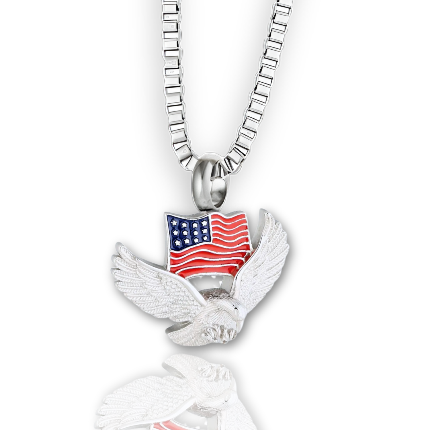 American Pride Pendant - Cremation Necklace