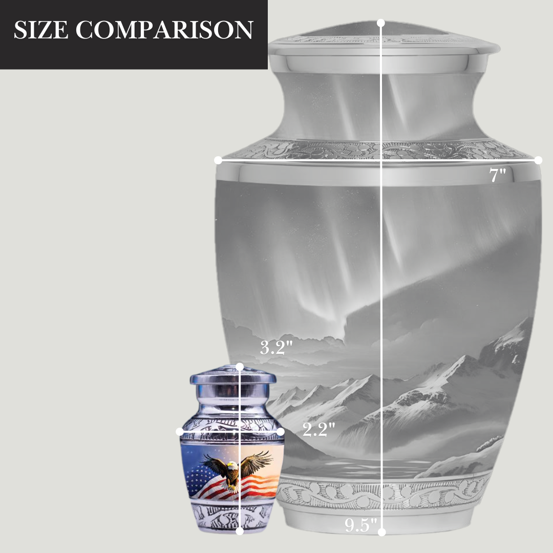 American Flag& Eagle - Keepsake Urn