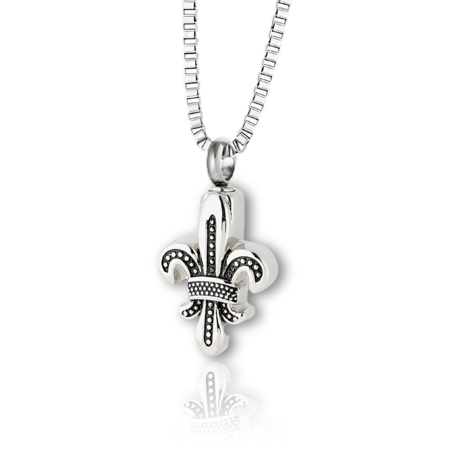 Fleur De Lis Pendant - Cremation Necklace