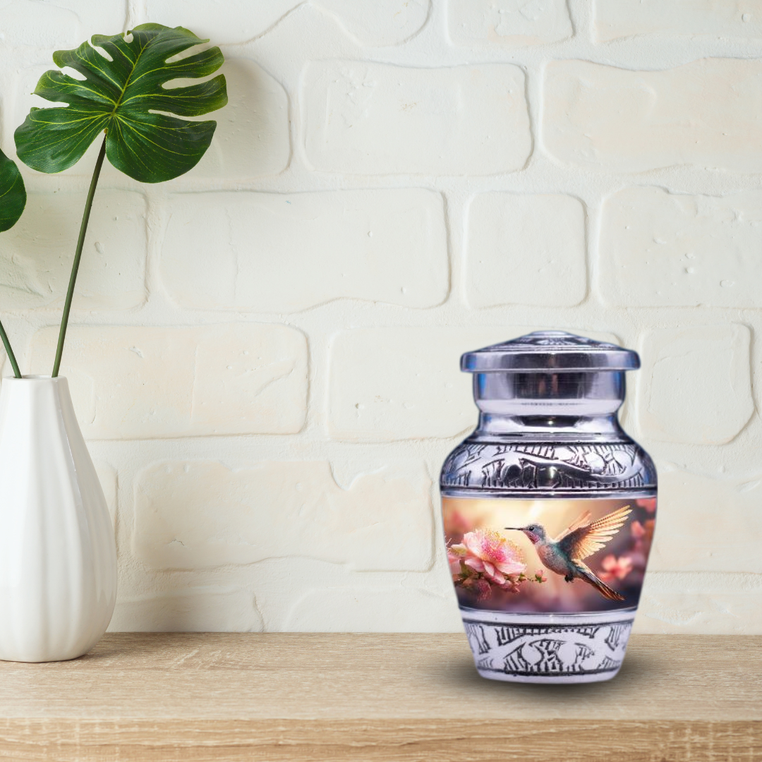 Hummingbird - Pink - Keepsake Urn