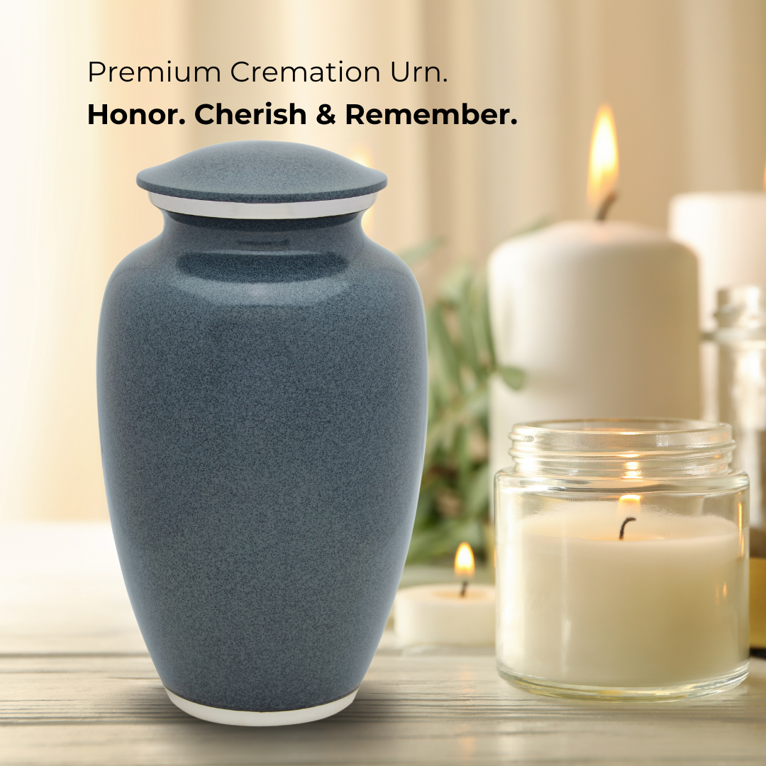 Grey Wolf Granite Adult Urn