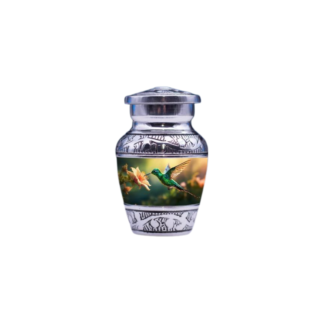 Hummingbird - Green - Keepsake Urn