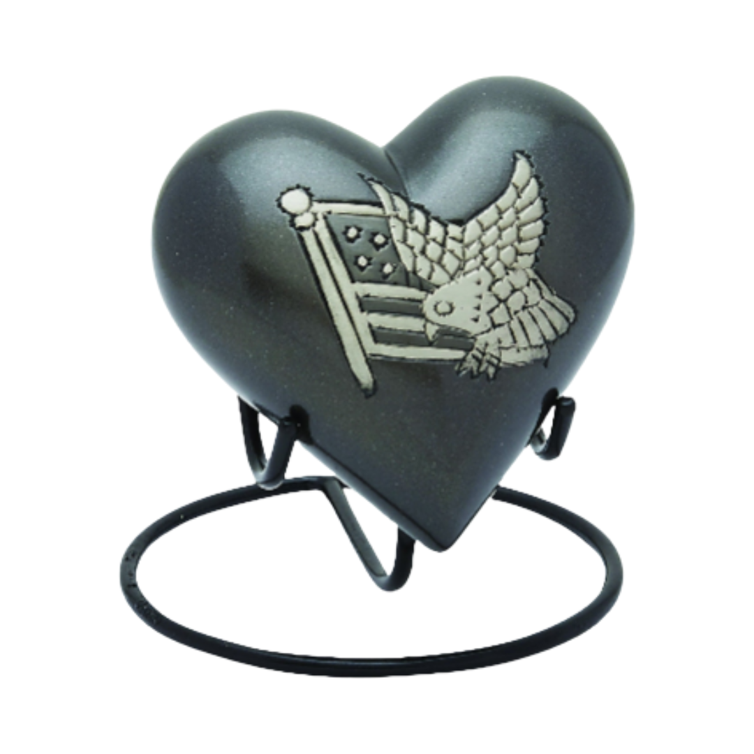 American Pride Keepsake Heart