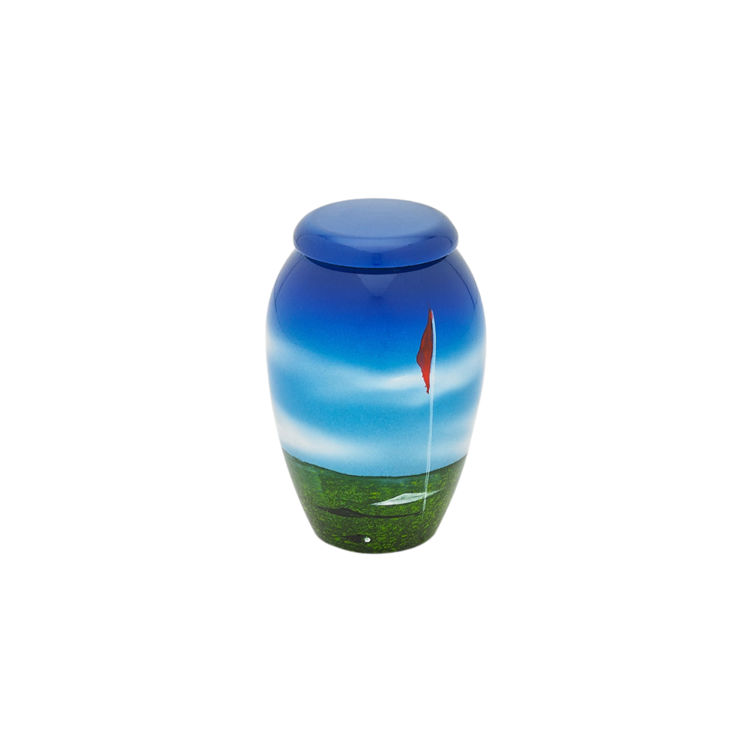 Near the Flag Keepsake Mini Urn Mini Urn