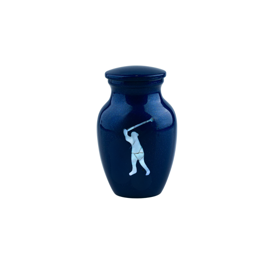 MOP Golfer Keepsake Mini Urn