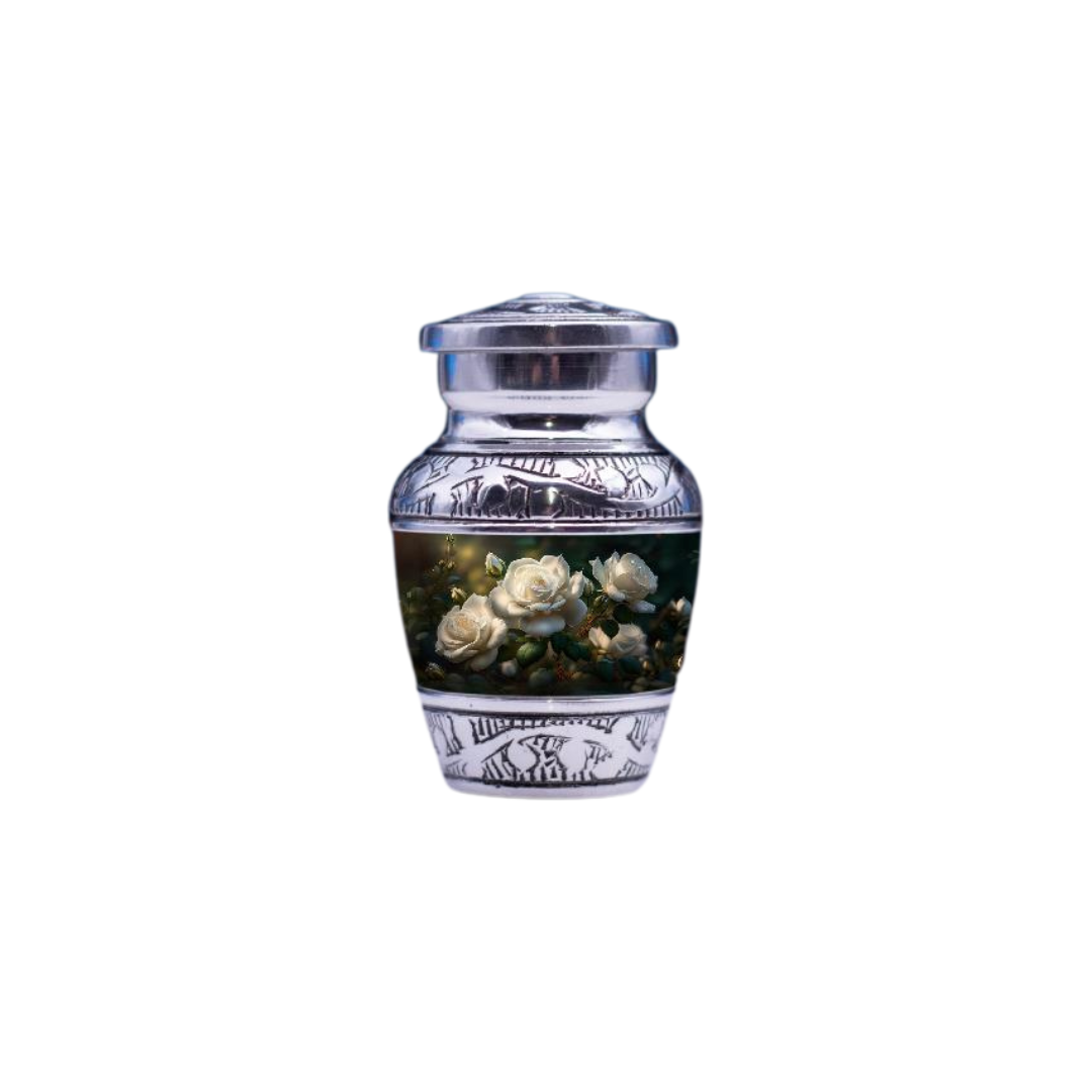 White Roses - Keepsake Urn