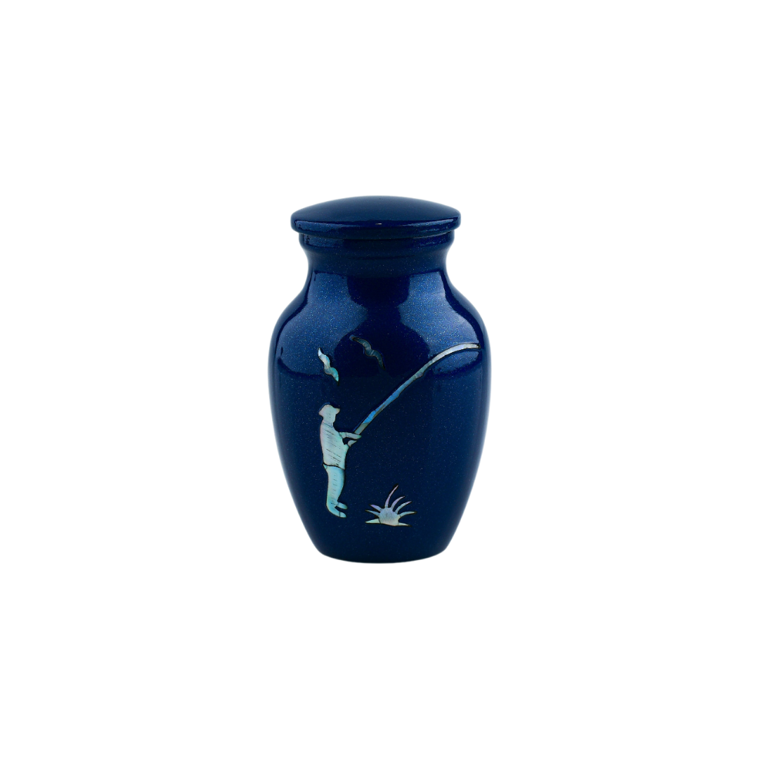 MOP Fisherman Keepsake Mini Urn