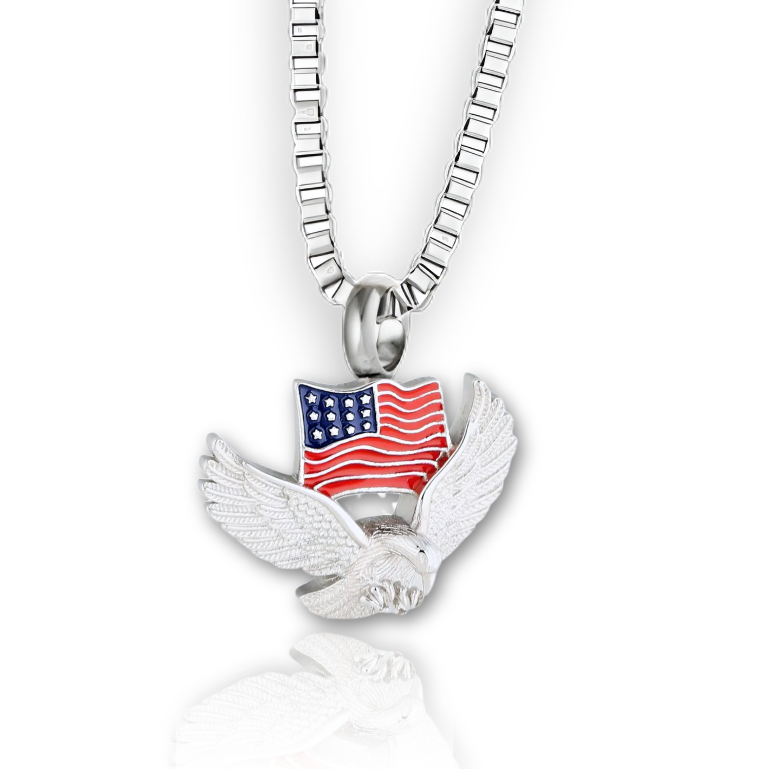 American Pride Pendant - Cremation Necklace