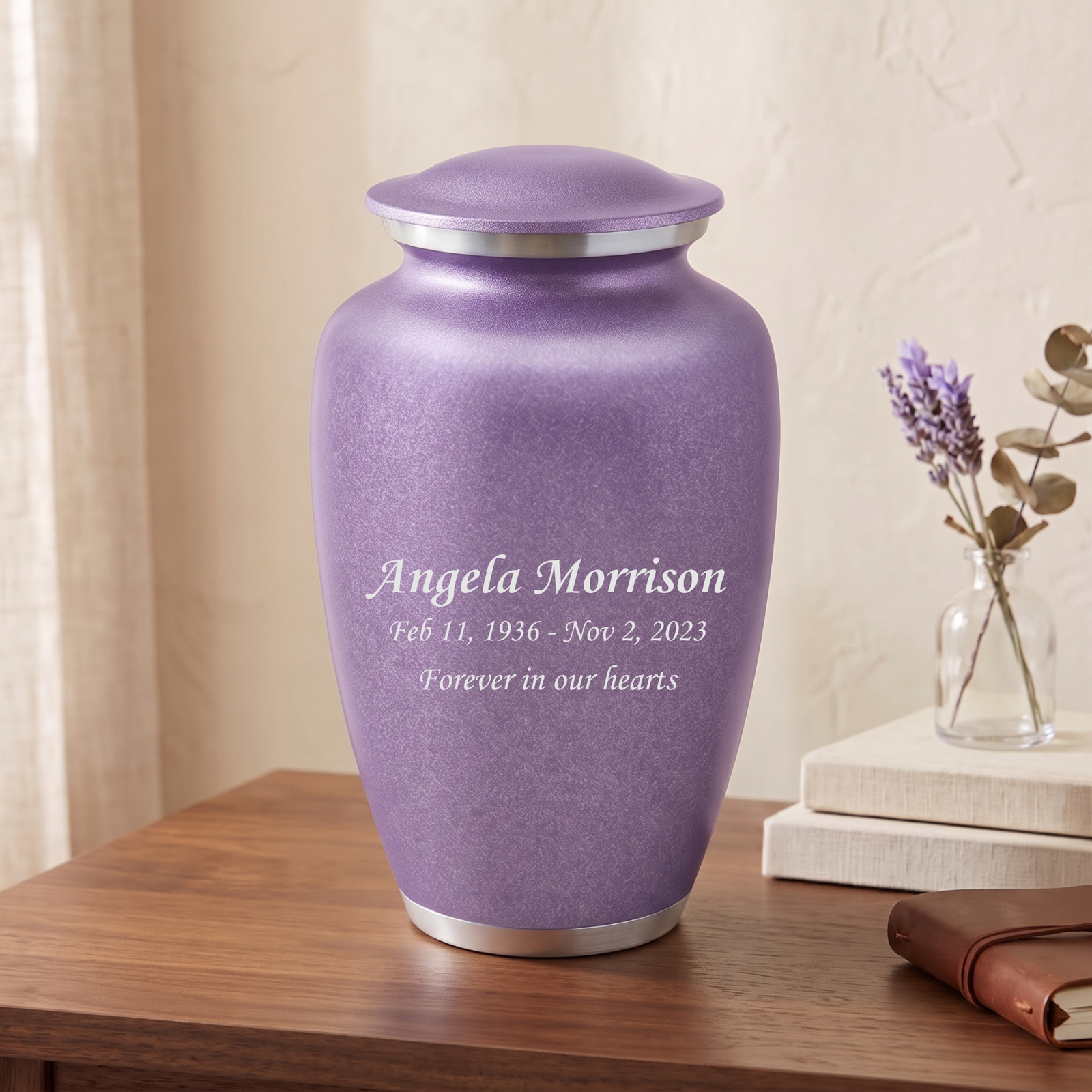 Violet Blush Adult Urn