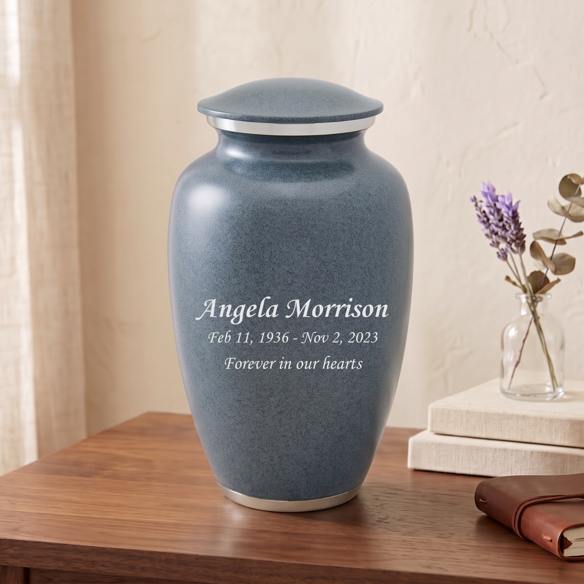 Grey Wolf Granite Adult Urn