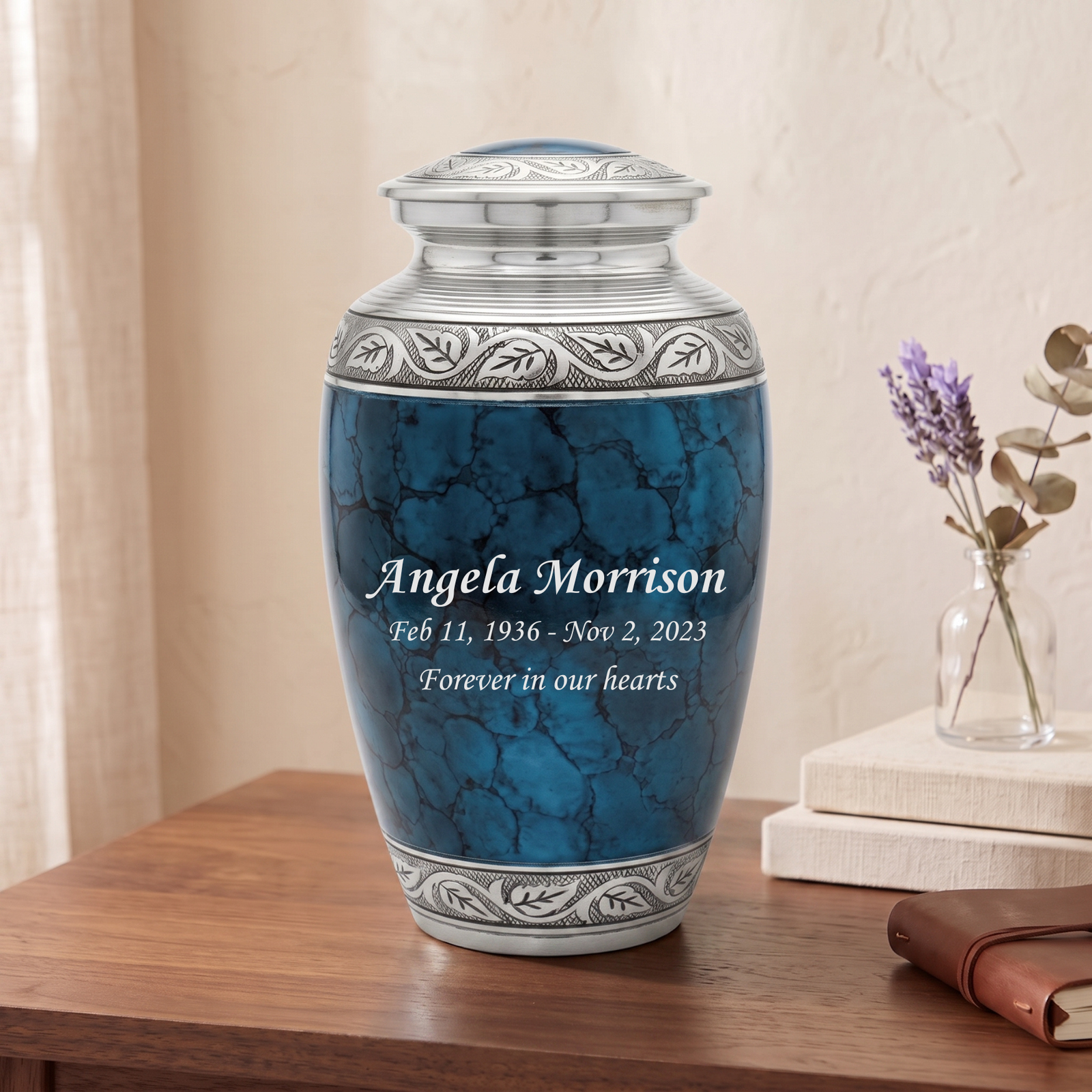 Mediterranean Mystic Blue Adult Urn