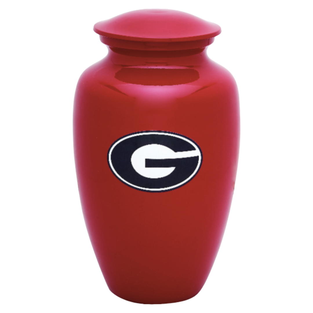 UGA Red Adult Urn