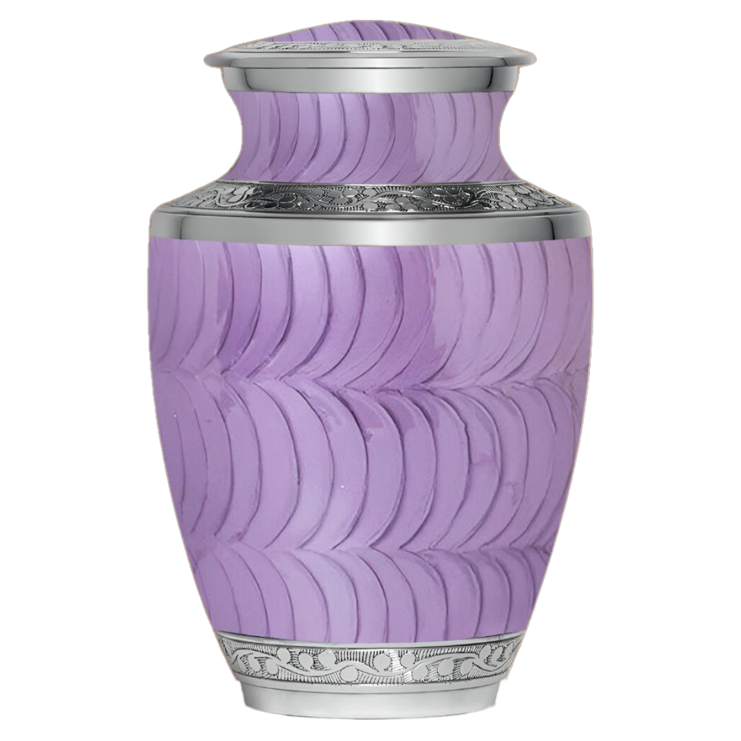 Purple (lavender) - Adult Cremation Urn