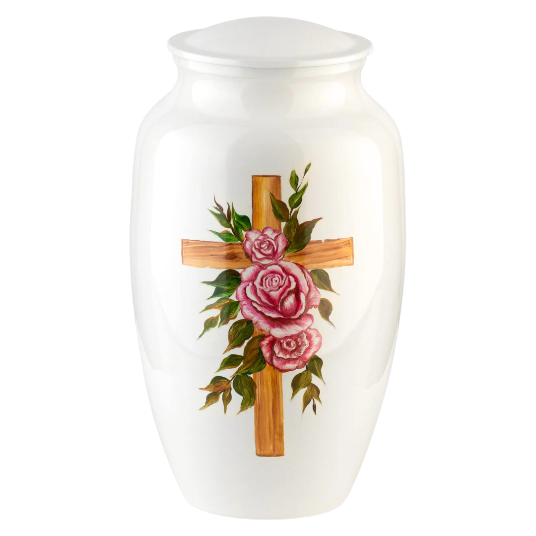 Pink Rose Cross Adult