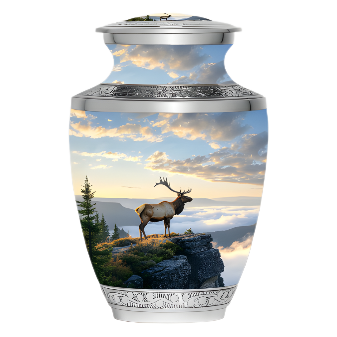 Mountain View Great Elk - Adult Cremation Urn