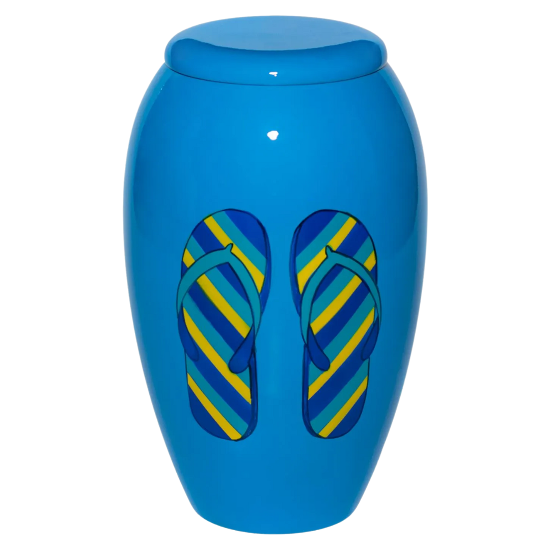 Flip Flops Adult Cremation Urn