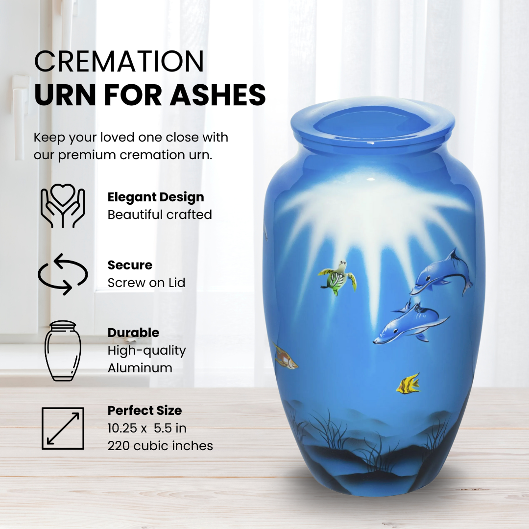 Deep Sea Wonder Adult Cremation Urn
