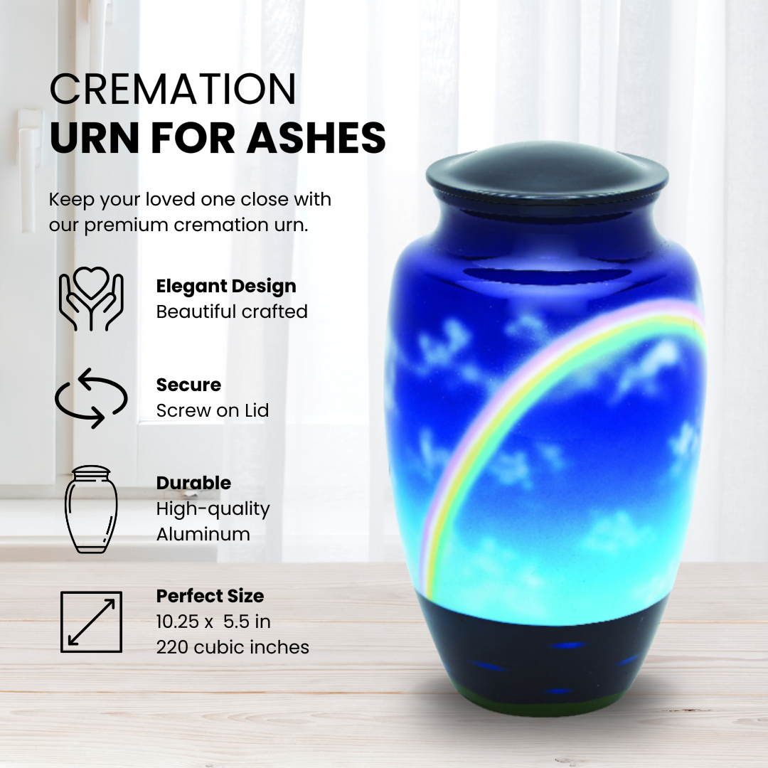 Rainbow Adult Cremation Urn