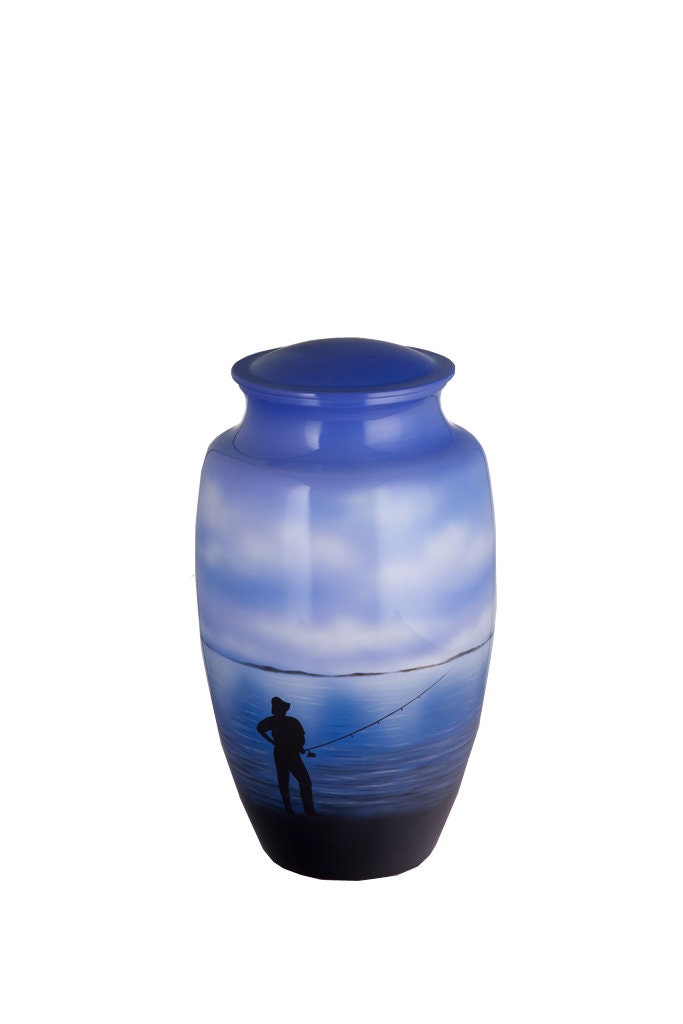 Fisherman Adult Cremation Urn