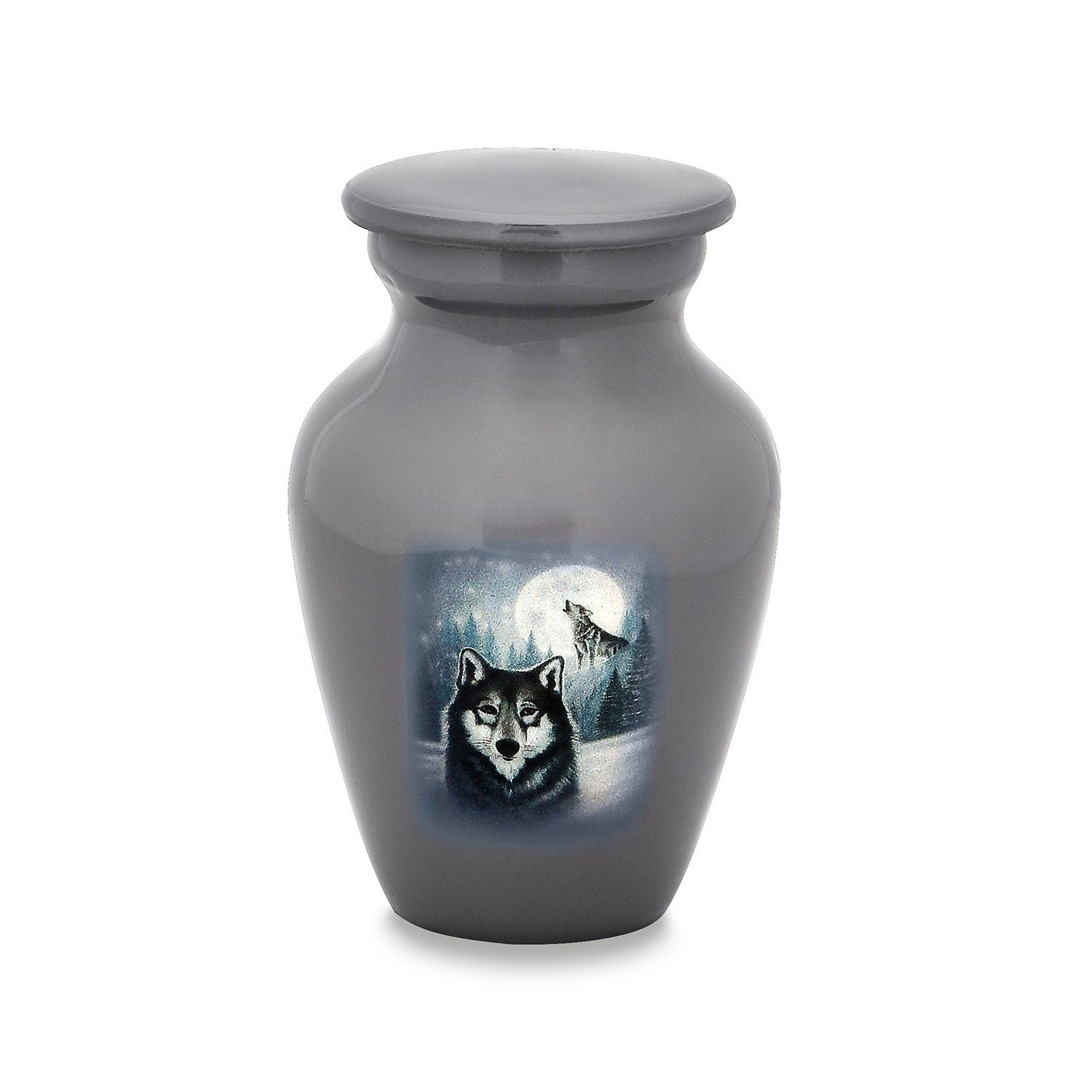 Moonlit Wolf Token Urn
