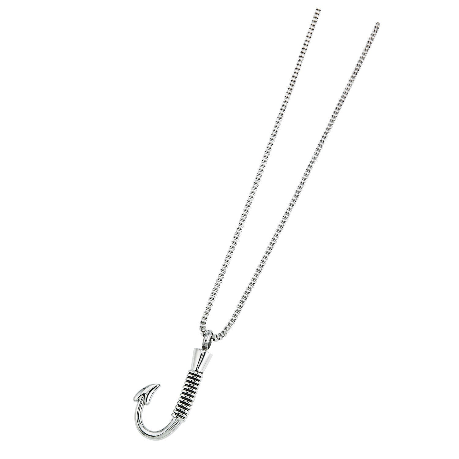 Fish Hook Pendant - Cremation Necklace