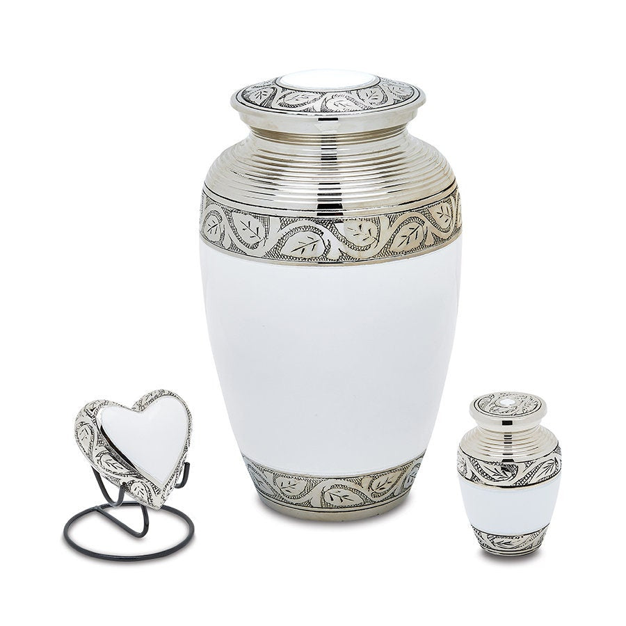 Grecian White Urn Set