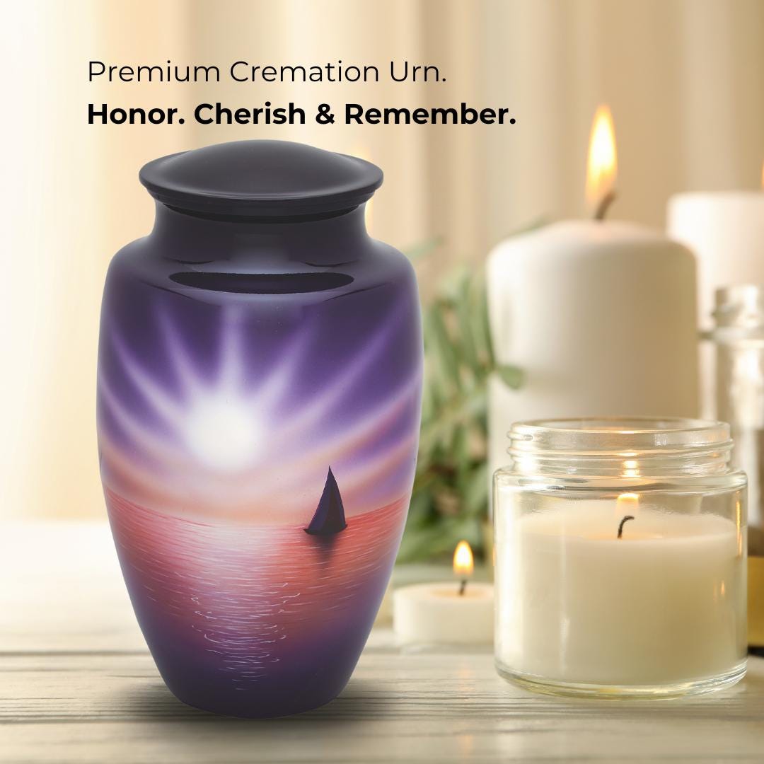 Sunset Adult Cremation Urn