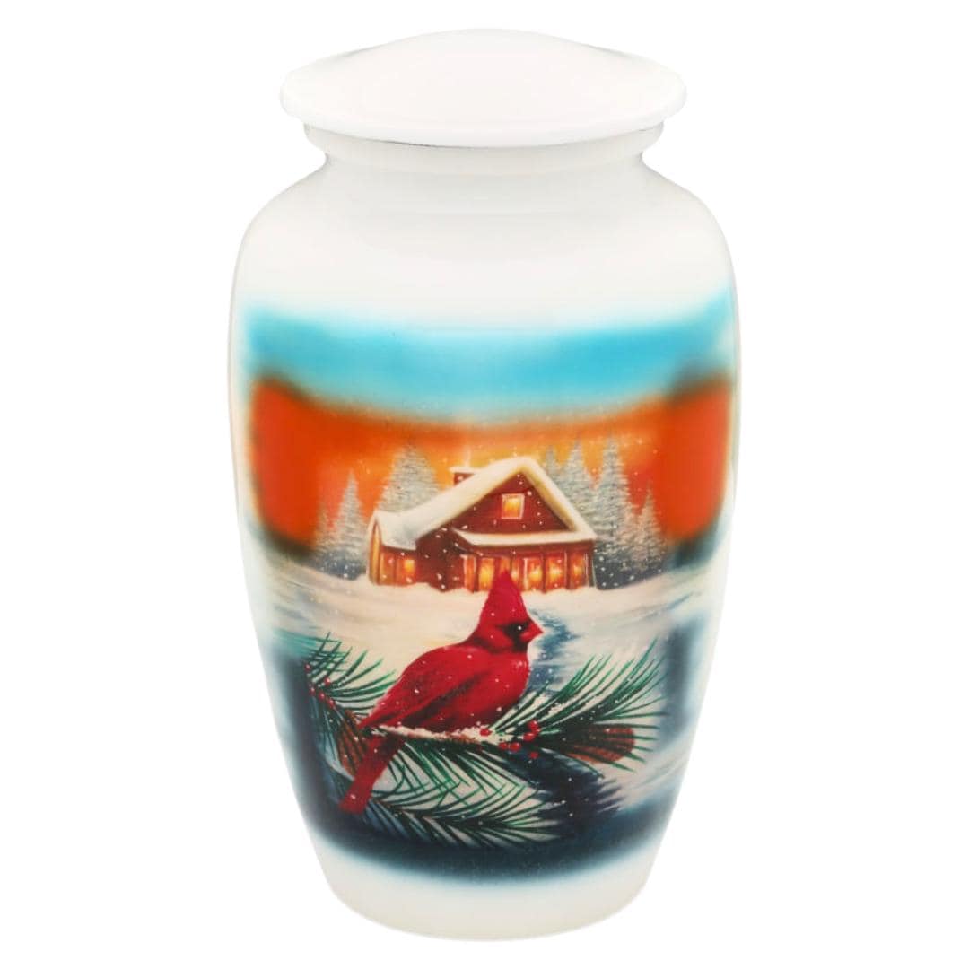 Cardinal Adult Urn