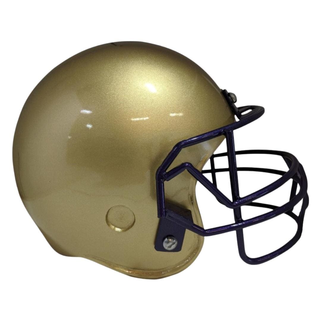 Gold N Purple Football Helmet Urn