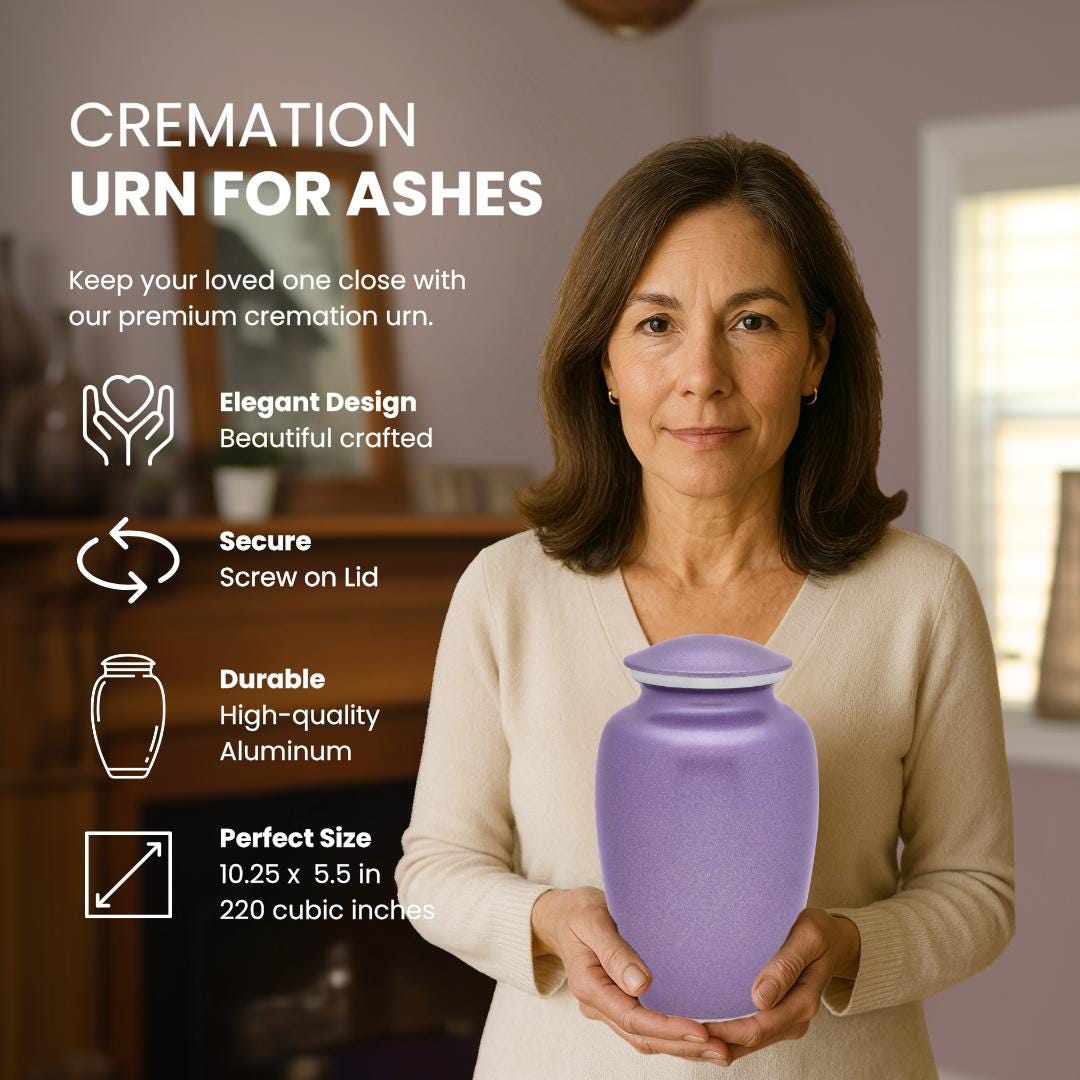 Violet Blush Adult Urn