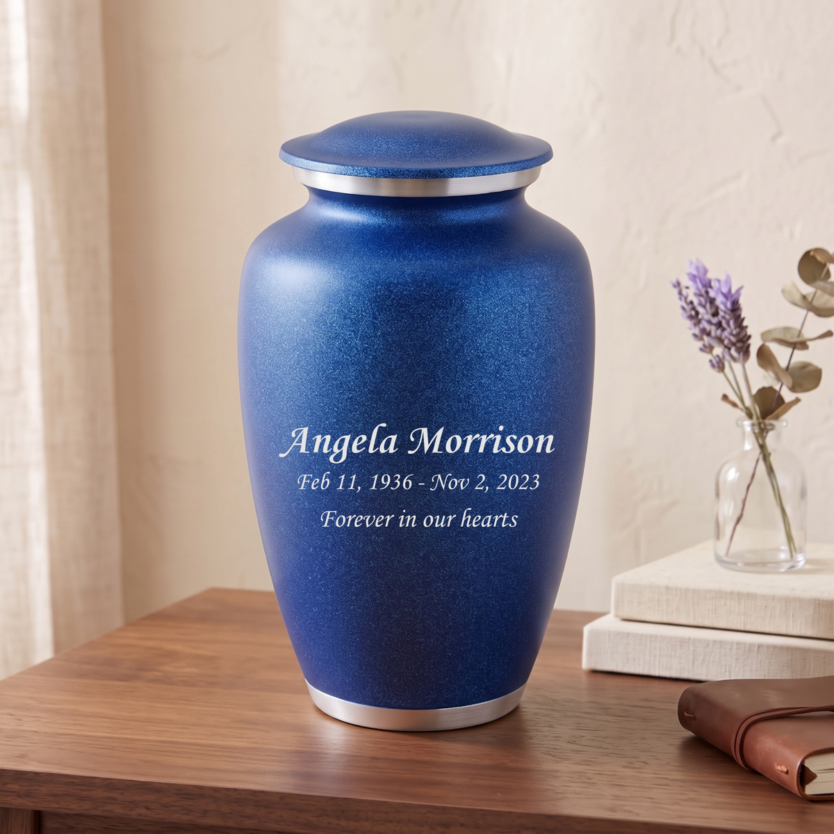 Blue Pearl  Adult Urn