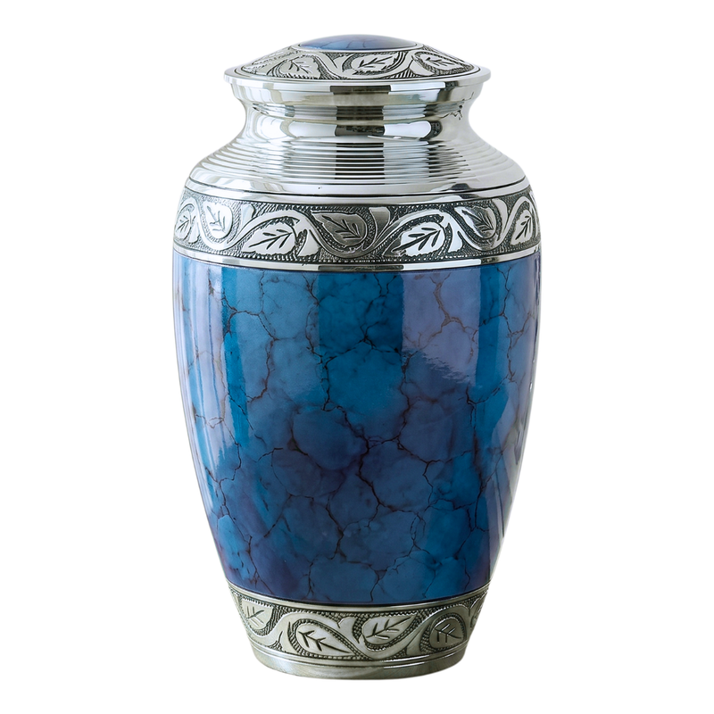 Grecian Blue Adult Urn