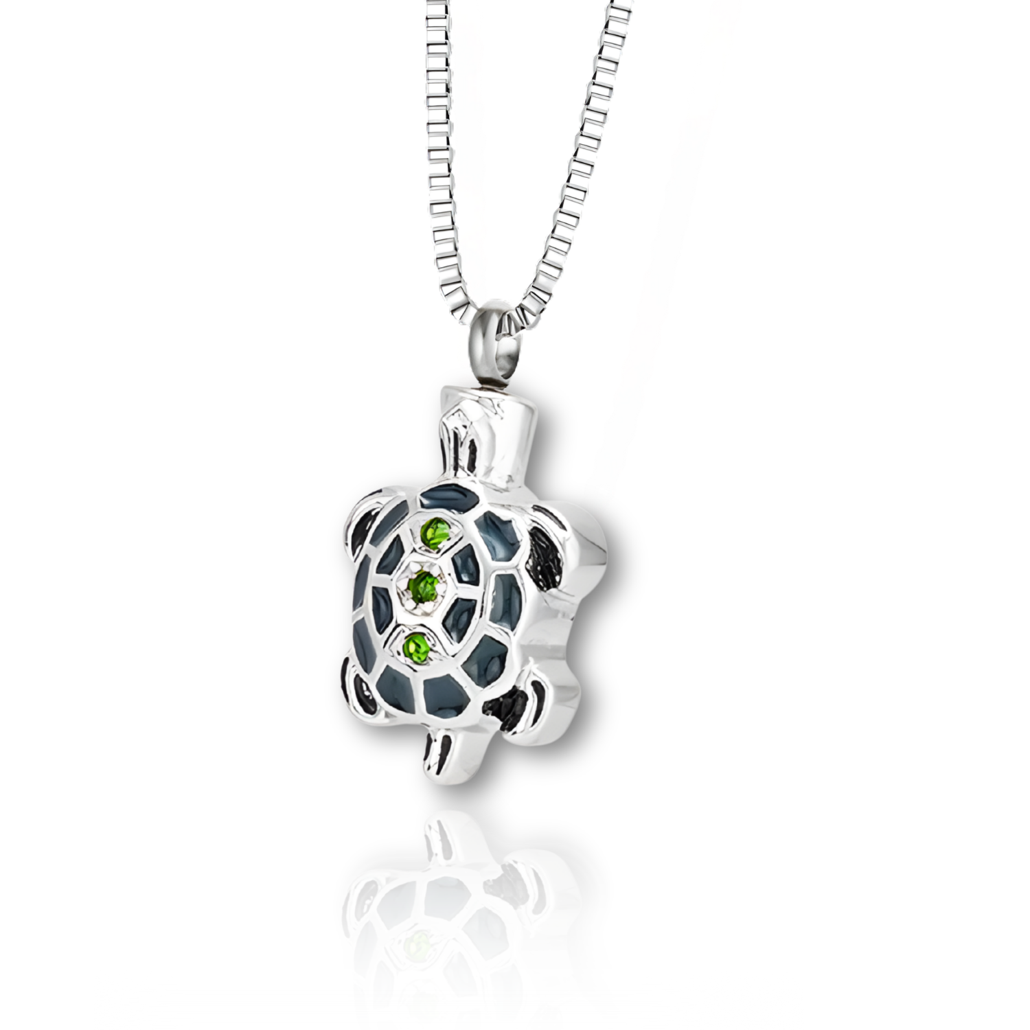 Sea Turtle Pendant - Cremation Necklace