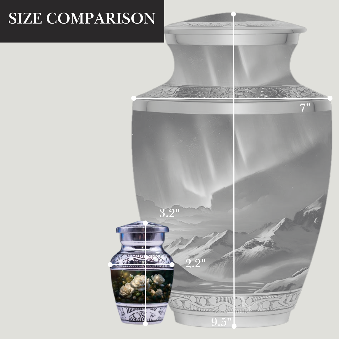 White Roses - Keepsake Urn