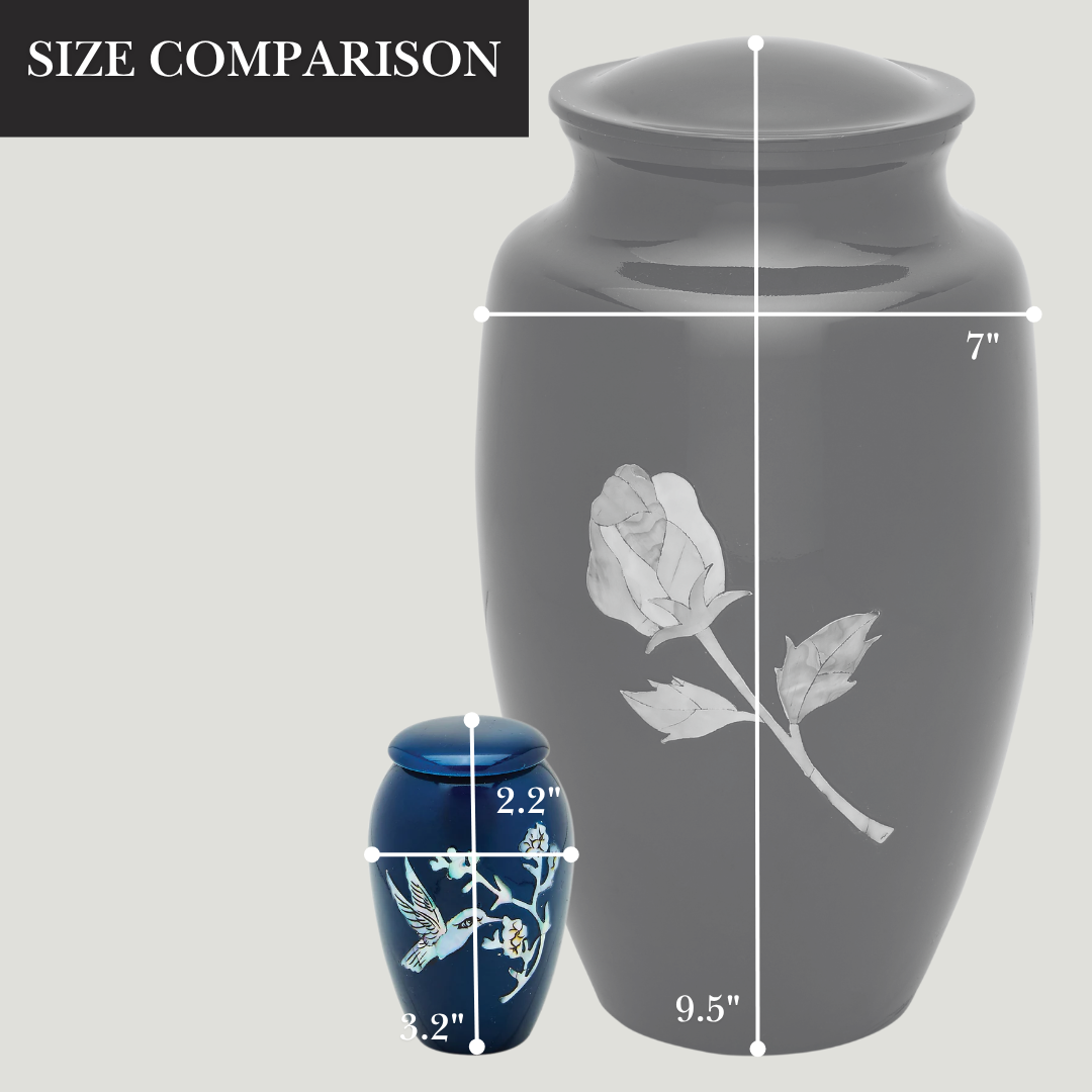Blue Hummingbird Token Urn
