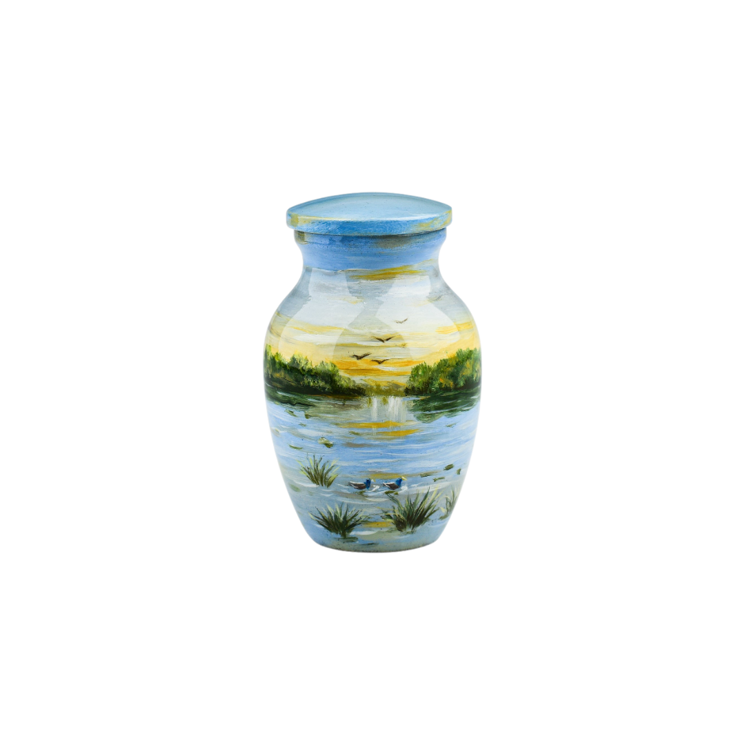 Duck Pond Keepsake Mini Urn