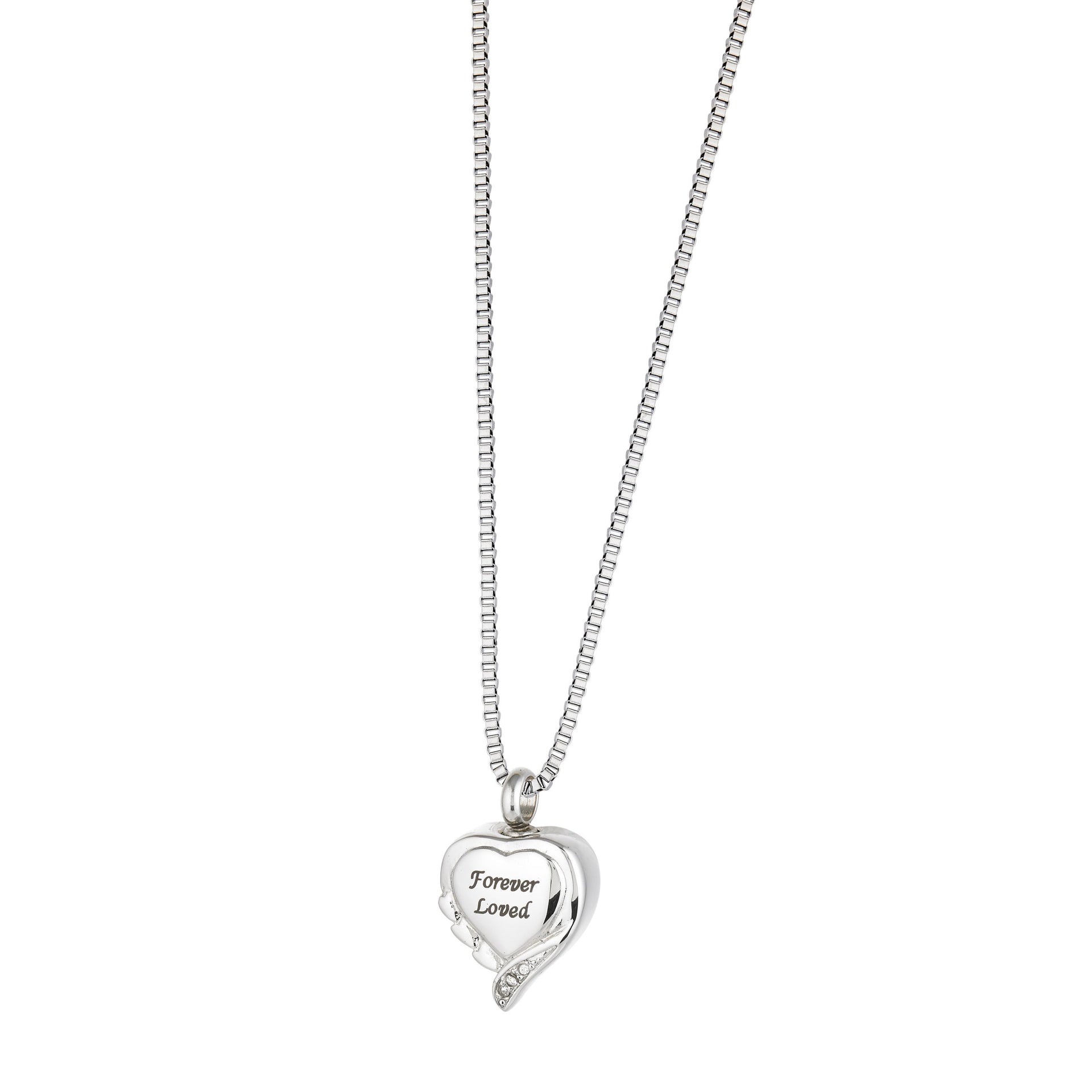 Forever Love Heart Necklace - Cremation Jewelry