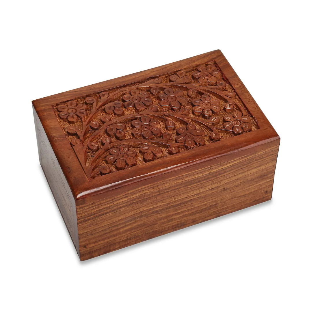 Wood Pet Cremation Urn - Small, Medium, Large