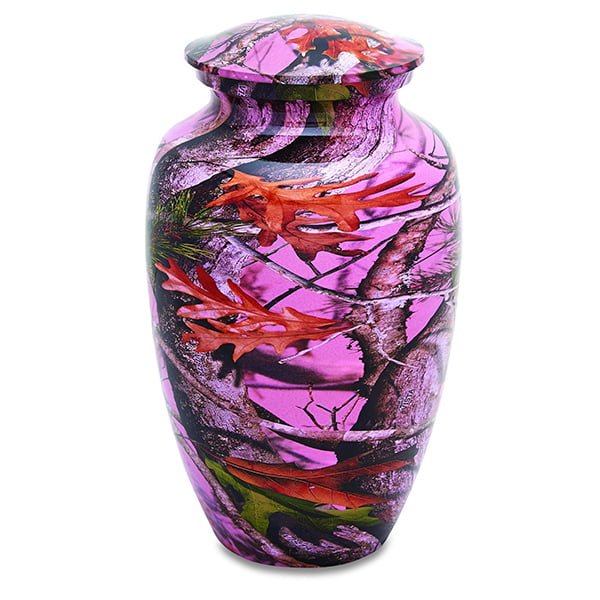 Camo Urn - Pink - Adult Cremation Urn