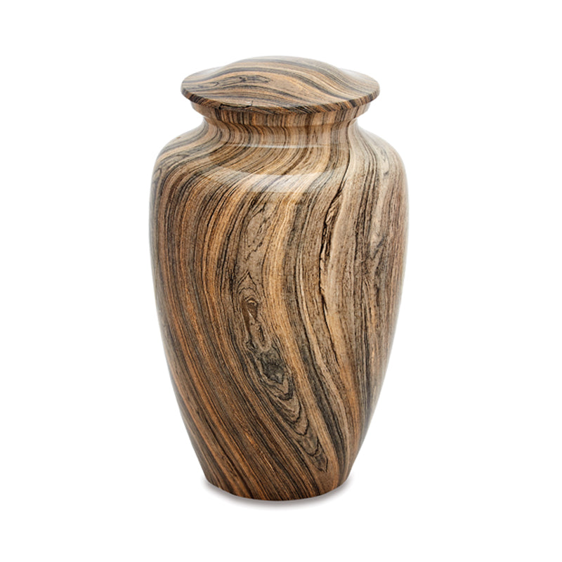 Weathered Wood - Adult Cremation Urn (Aluminum)