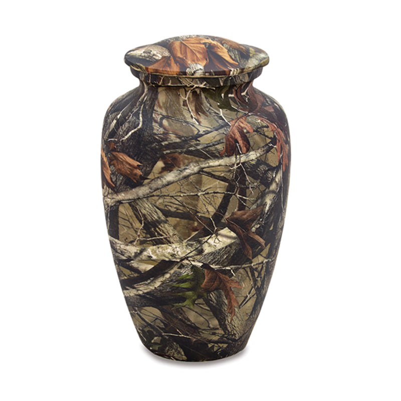 Camo Urn - Woodland - Adult Cremation Urn