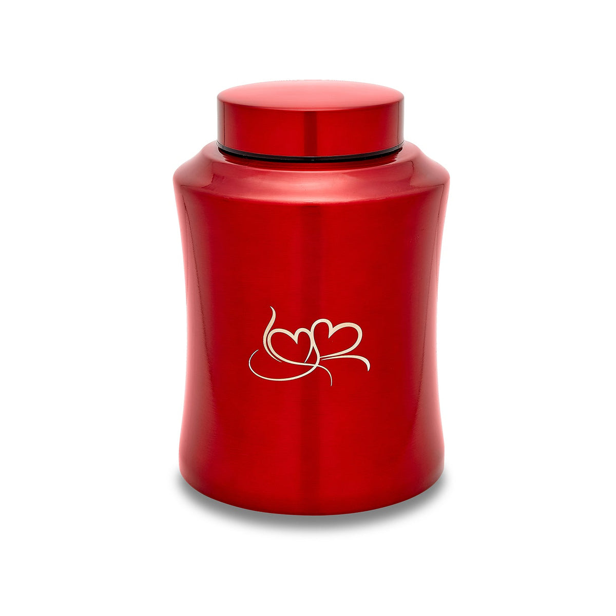 Stainless Steel Two Hearts Adult Urn image 0