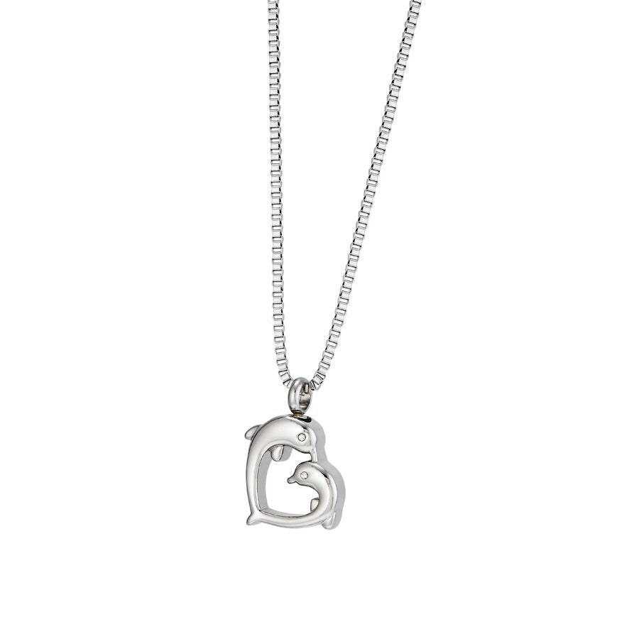 Dolphin Heart Pendant