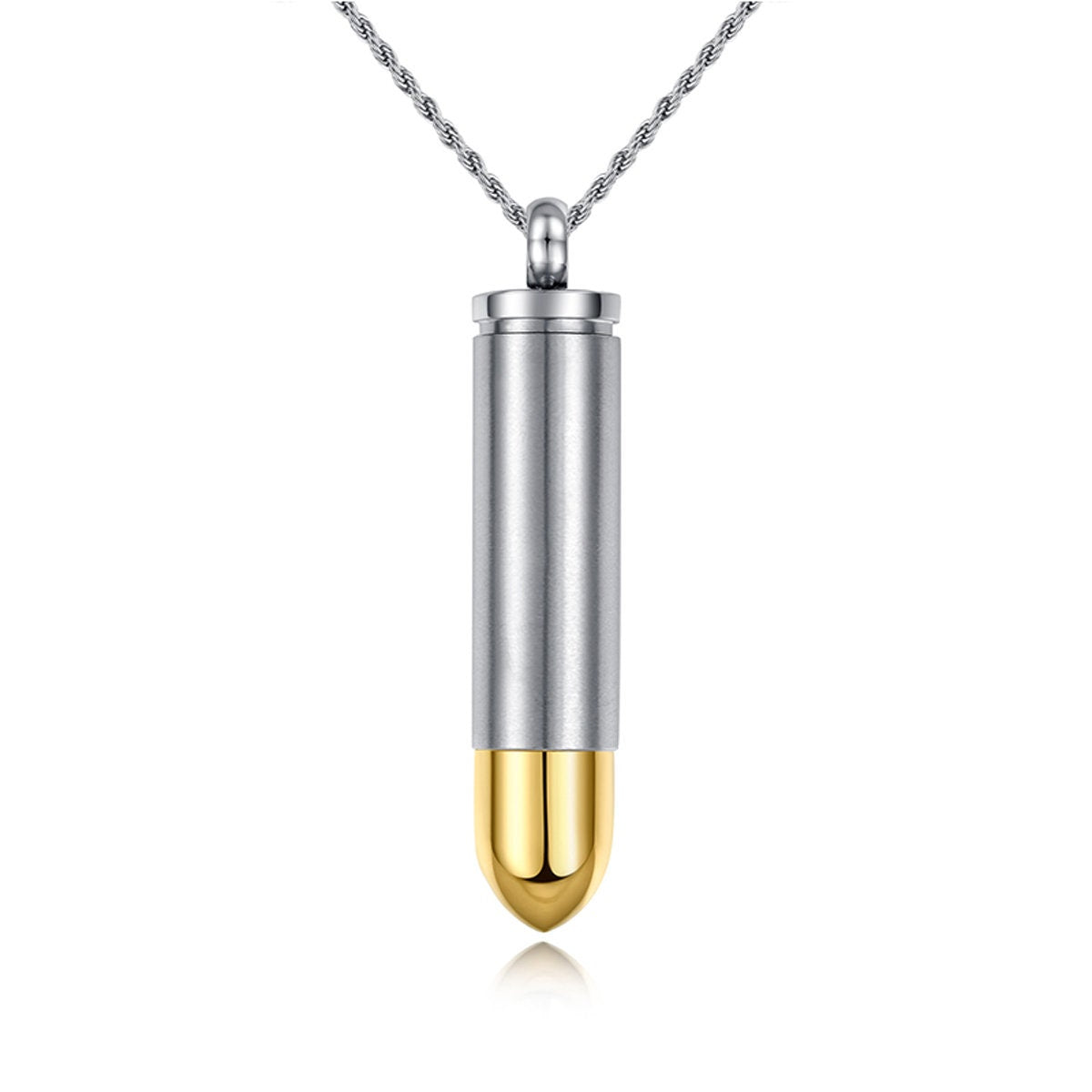 Two Tone Bullet Pendant