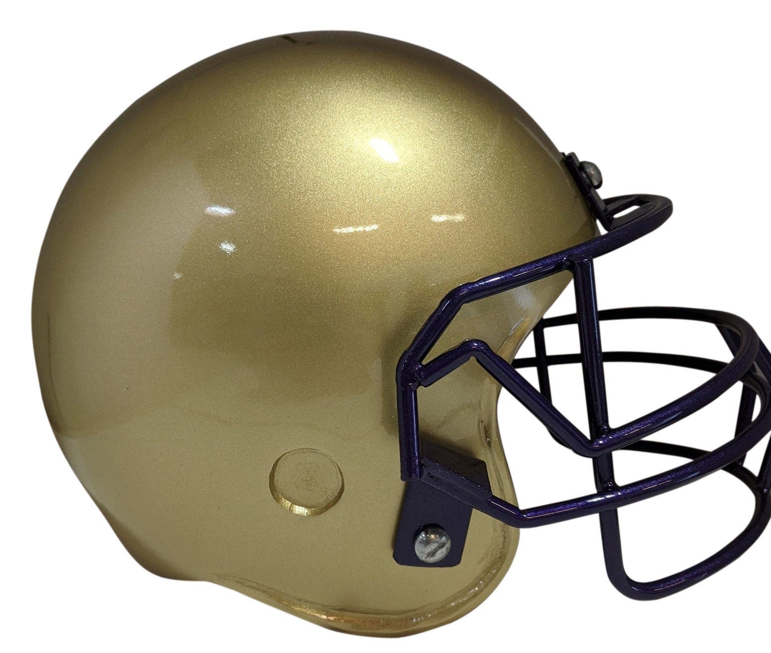 Gold N Purple Football Helmet Urn