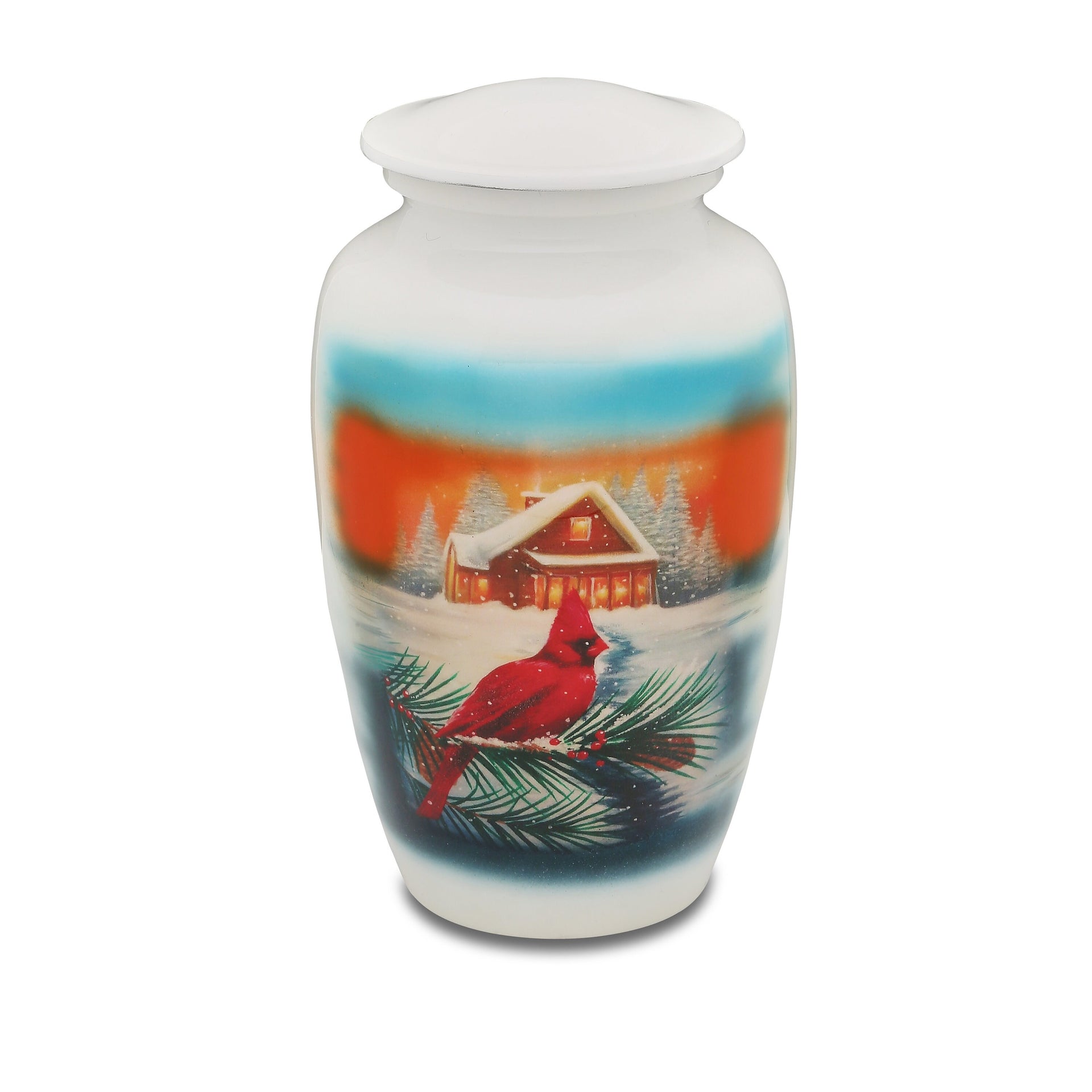 Cardinal Adult Urn