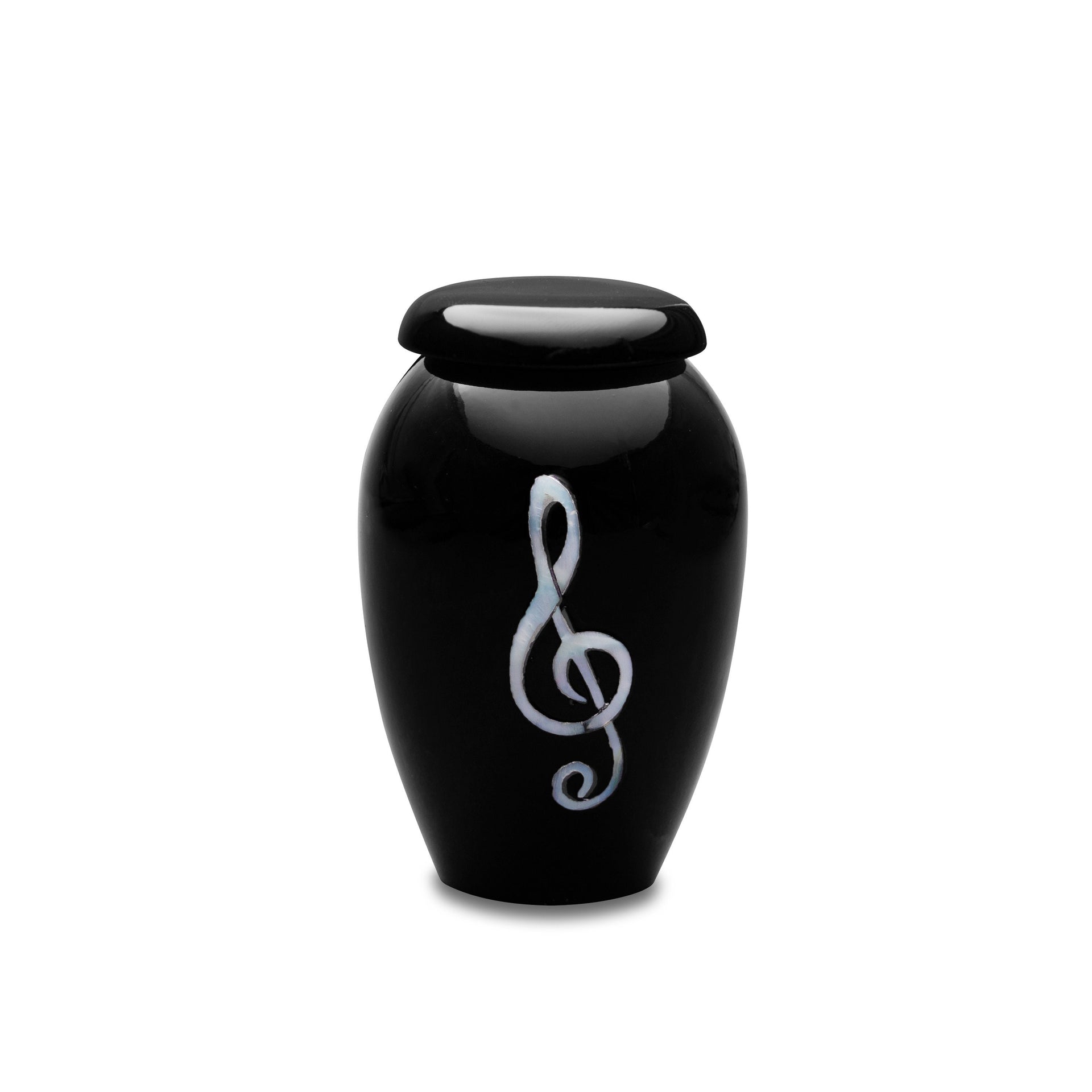 Ebony & Ivory - Cremation Keepsake - Mother of Pearl