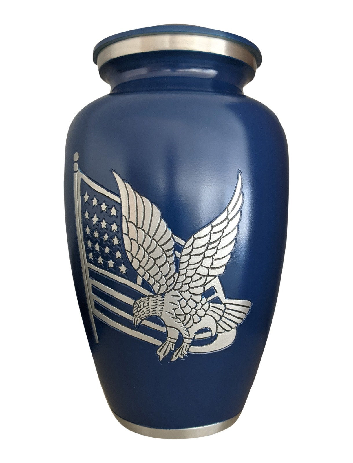 Blue American Pride Adult Urn